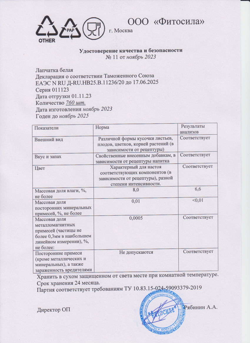 Паспорт №011123